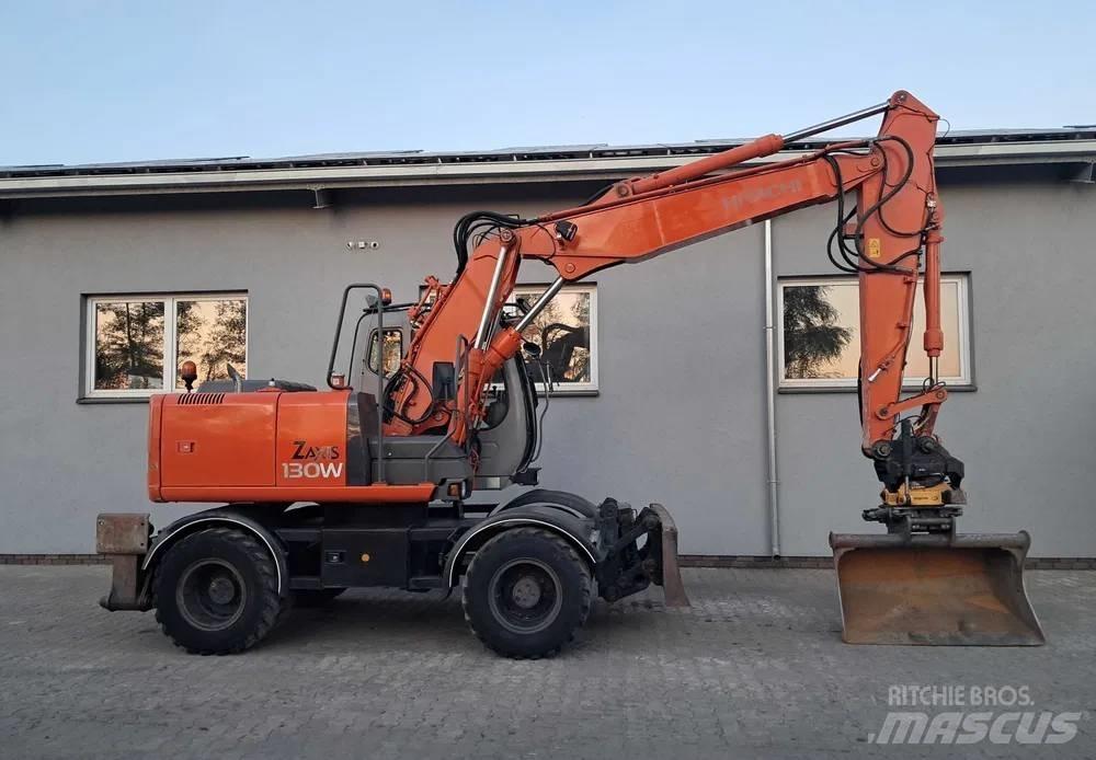 Hitachi ZX 130 W Gravemaskiner på hjul