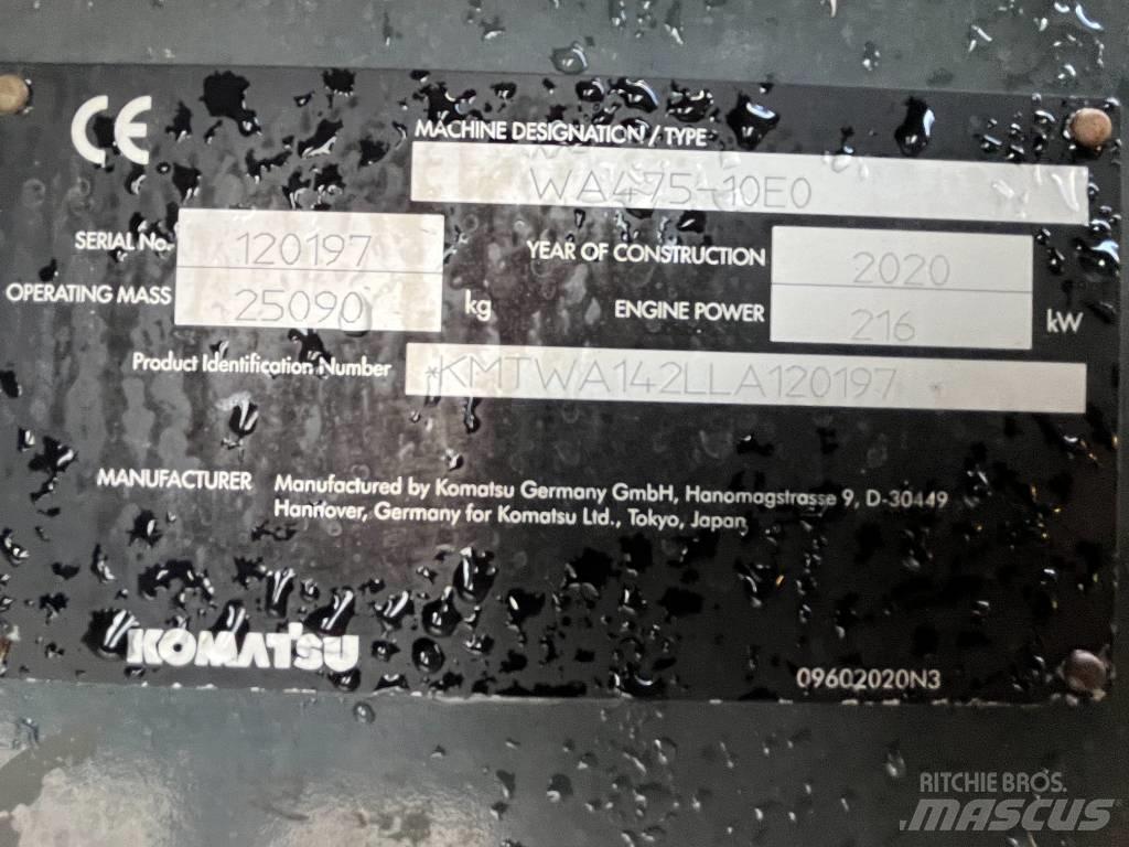 Komatsu WA 475-10 Minilæsser - knækstyret
