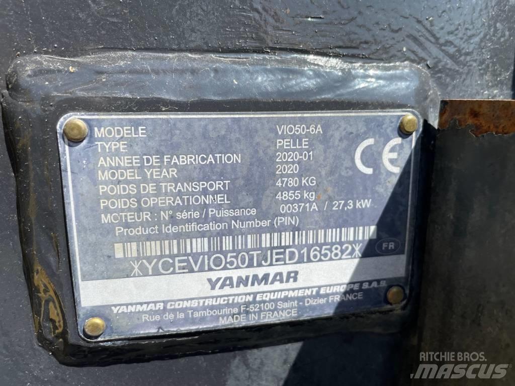 Yanmar Vio 50-6 Minigravemaskiner