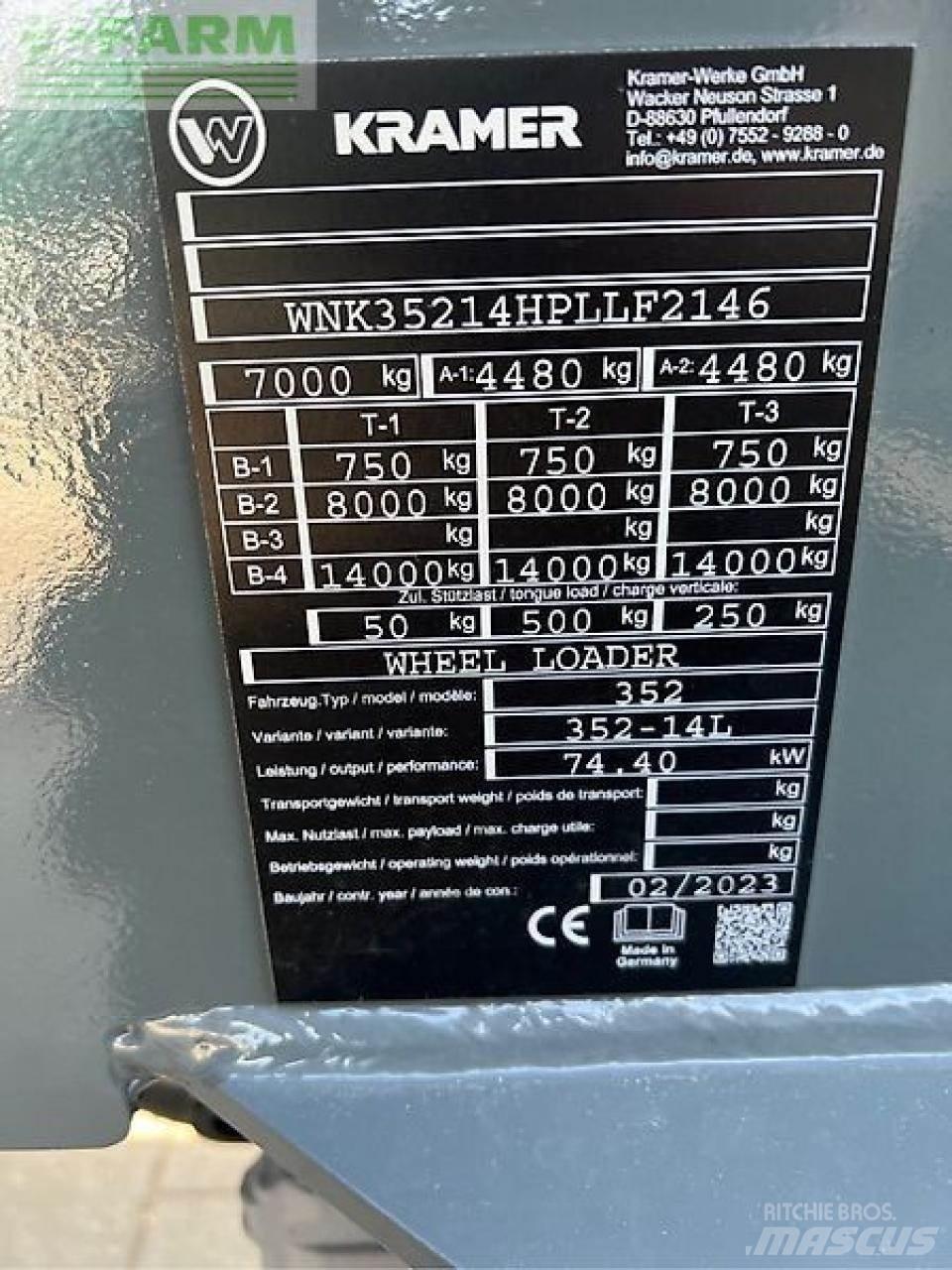 Kramer kl43.8l Minigravemaskiner