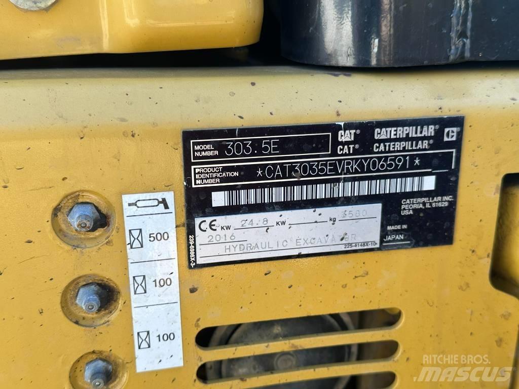 CAT 303.5 Minigravemaskiner