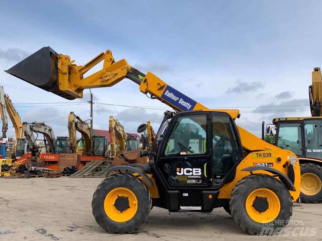 JCB 531-70 Teleskoplæssere til landbrug