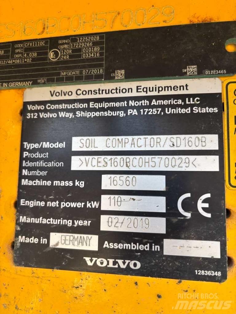 Volvo SD 160 B Enkelt tromle