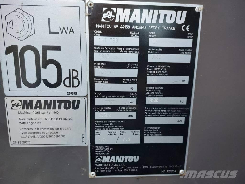 Manitou MHT 780 Teleskoplæssere