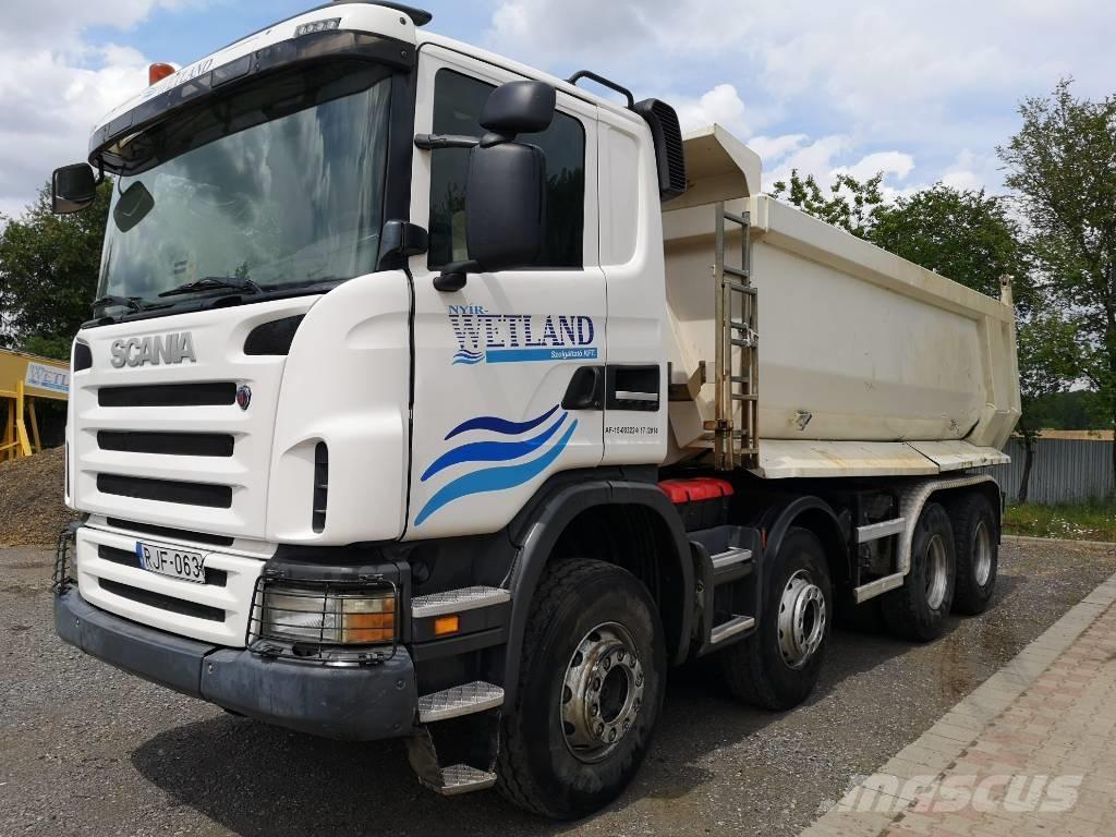 Scania G 480, 8x4 Lastbiler med tip