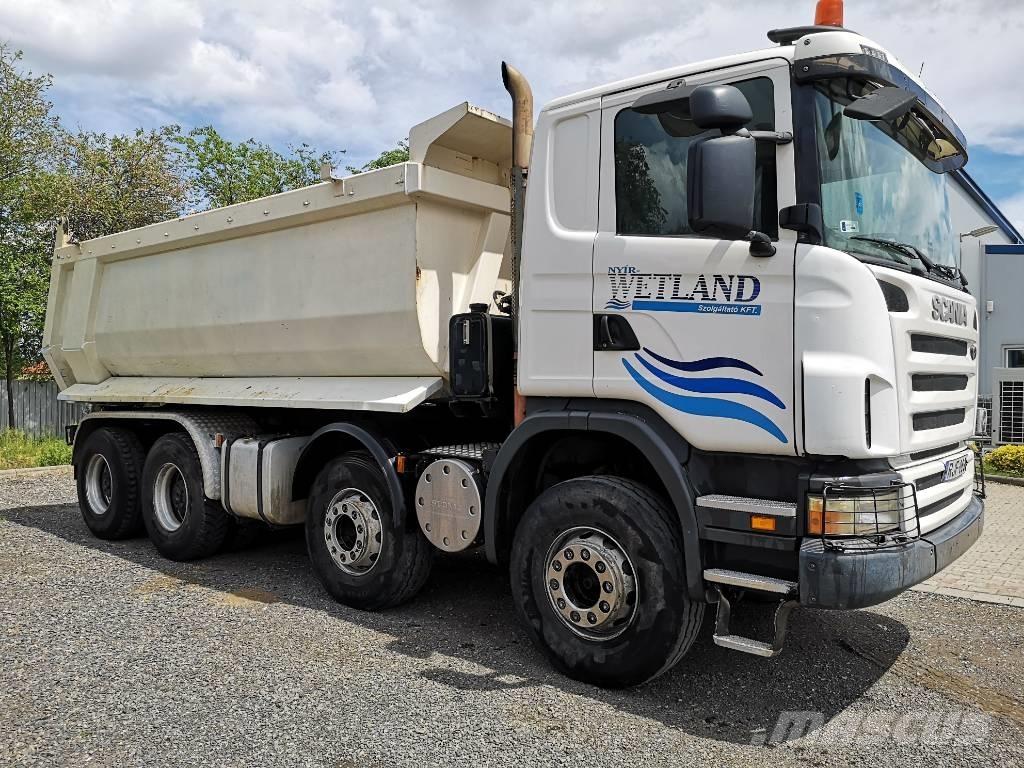 Scania G 480, 8x4 Lastbiler med tip
