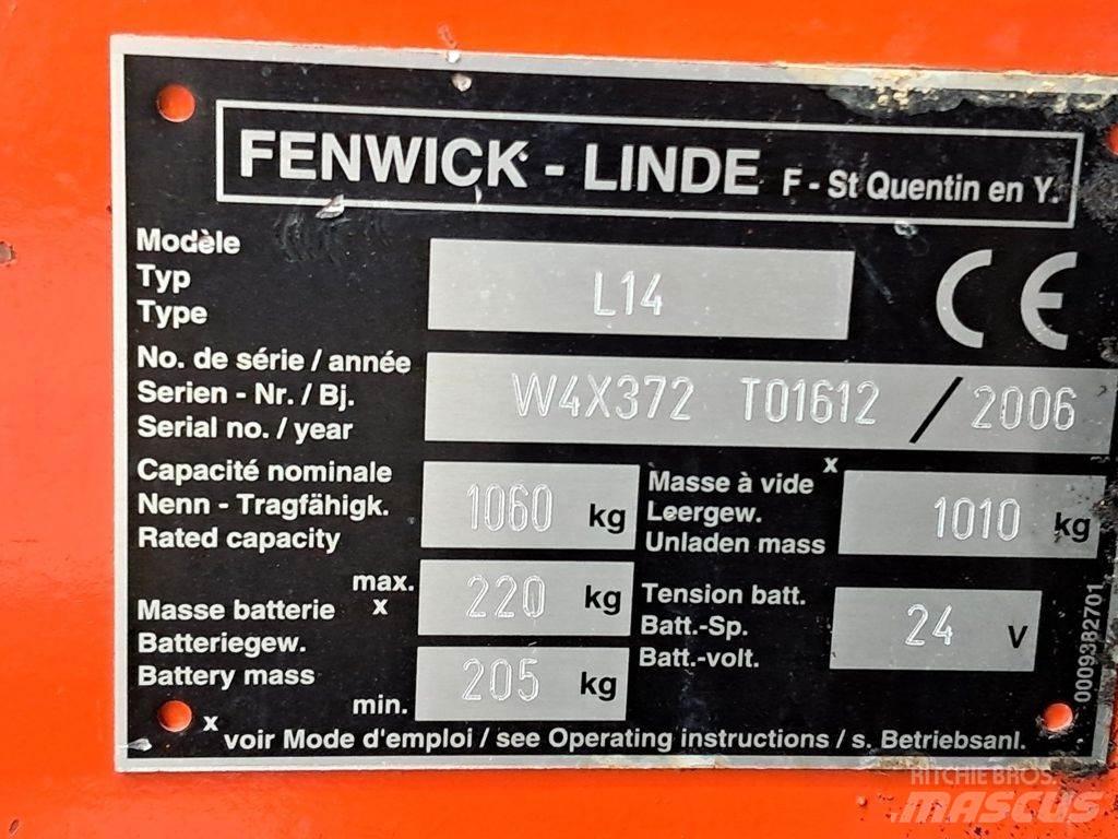 Linde L14 Gaffelstabler med gående fører