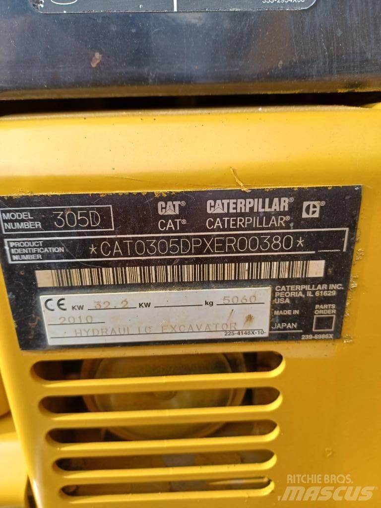 CAT 305 Minigravemaskiner