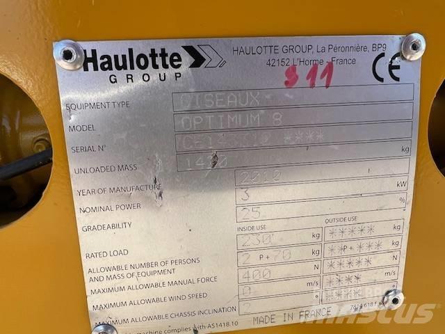Haulotte Optimum  8 Saxlifte