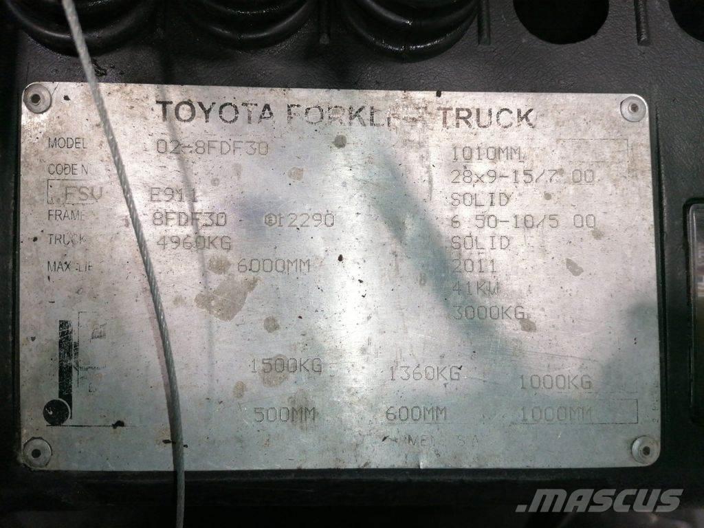 Toyota 02-8FDF30 Diesel gaffeltrucks