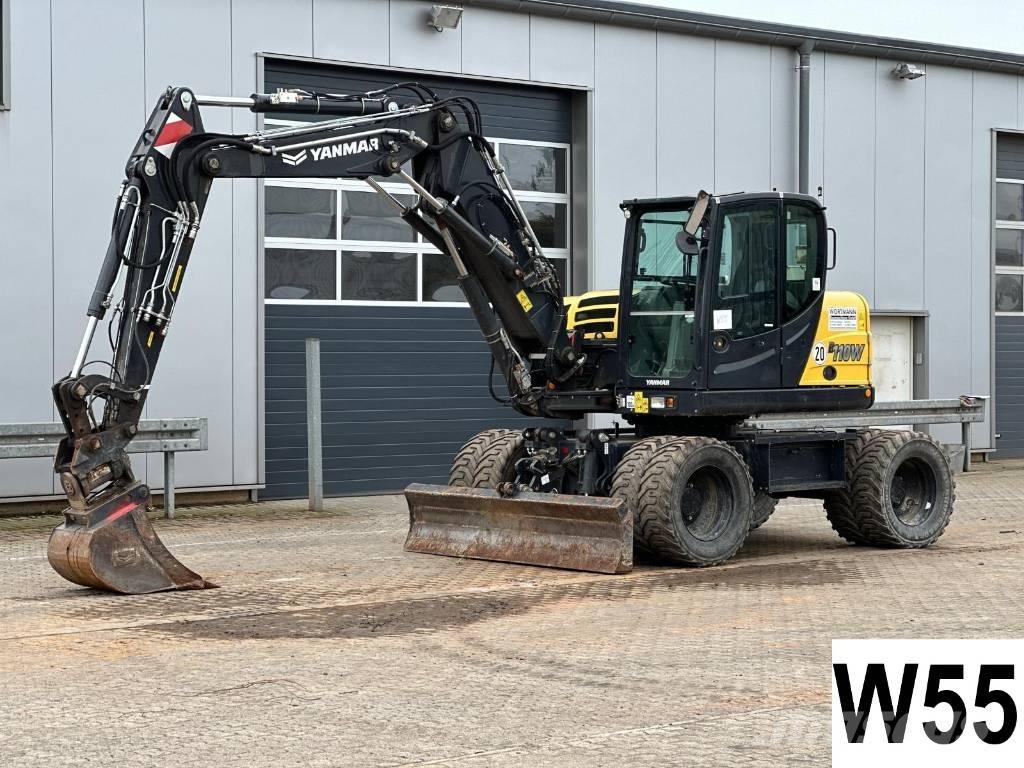 Yanmar B 110 W Gravemaskiner på hjul