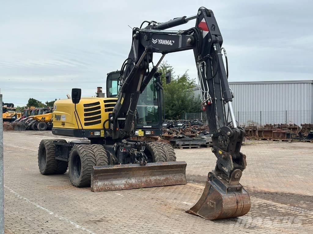 Yanmar B 110 W Gravemaskiner på hjul