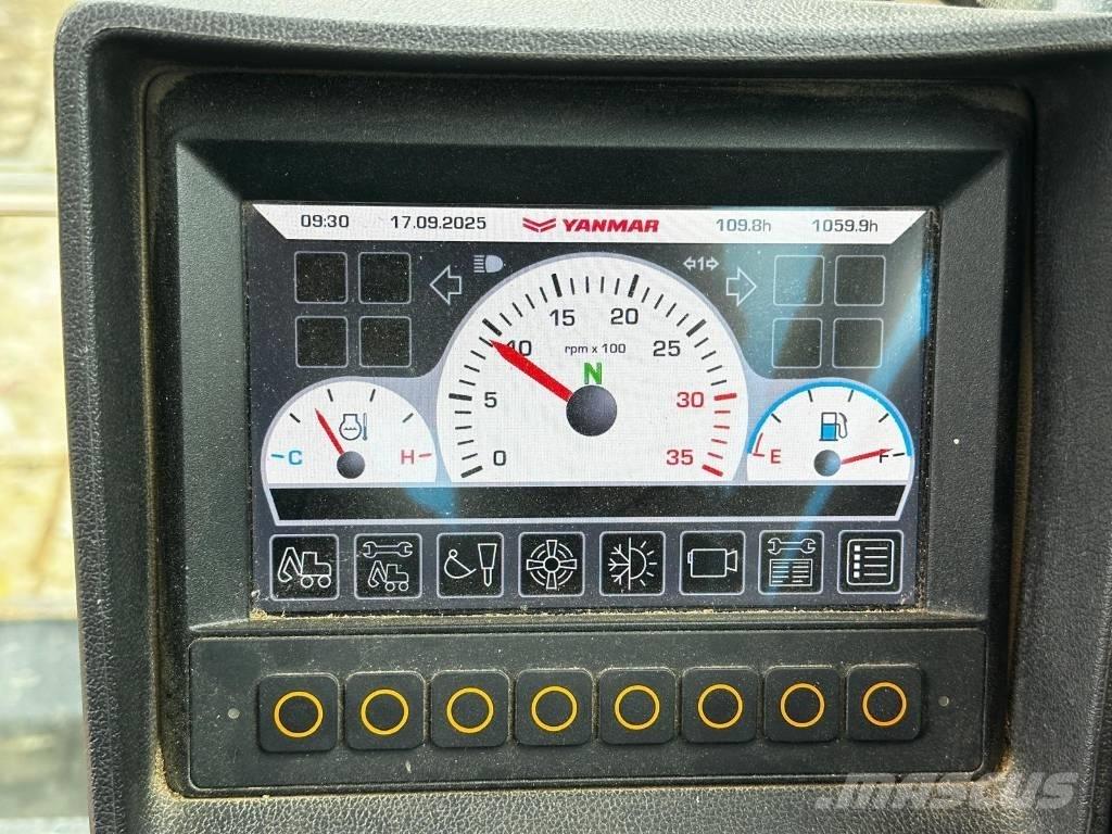 Yanmar B 110 W Gravemaskiner på hjul