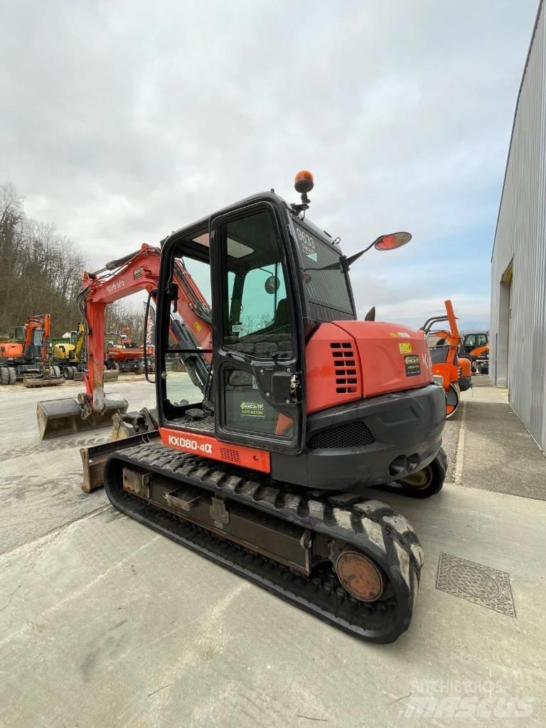 Kubota KX 080-4 Midi-gravemaskiner 7t - 12t