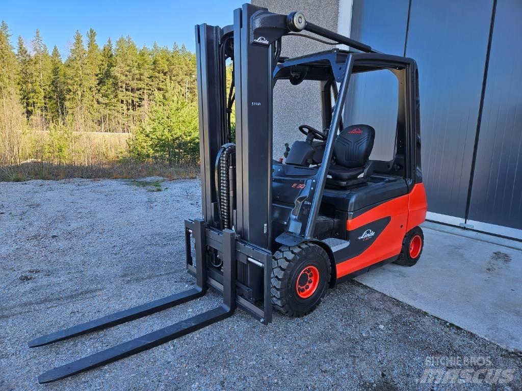 Linde E30-01 El gaffeltrucks