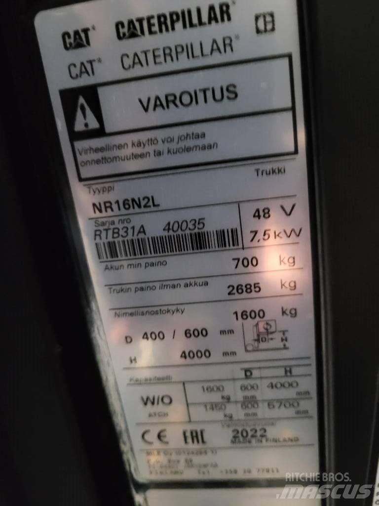 CAT NR16N2L Reachtruck
