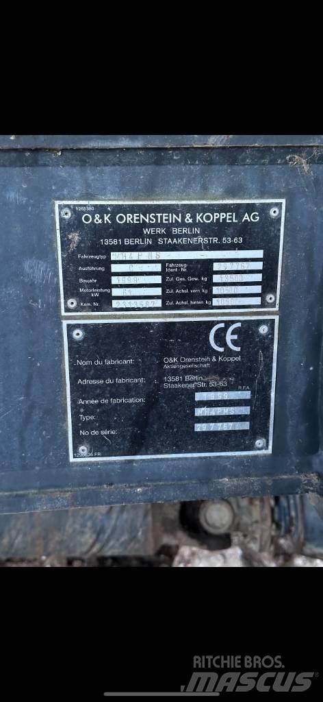 O&K MH 4 PMS Gravemaskiner på hjul