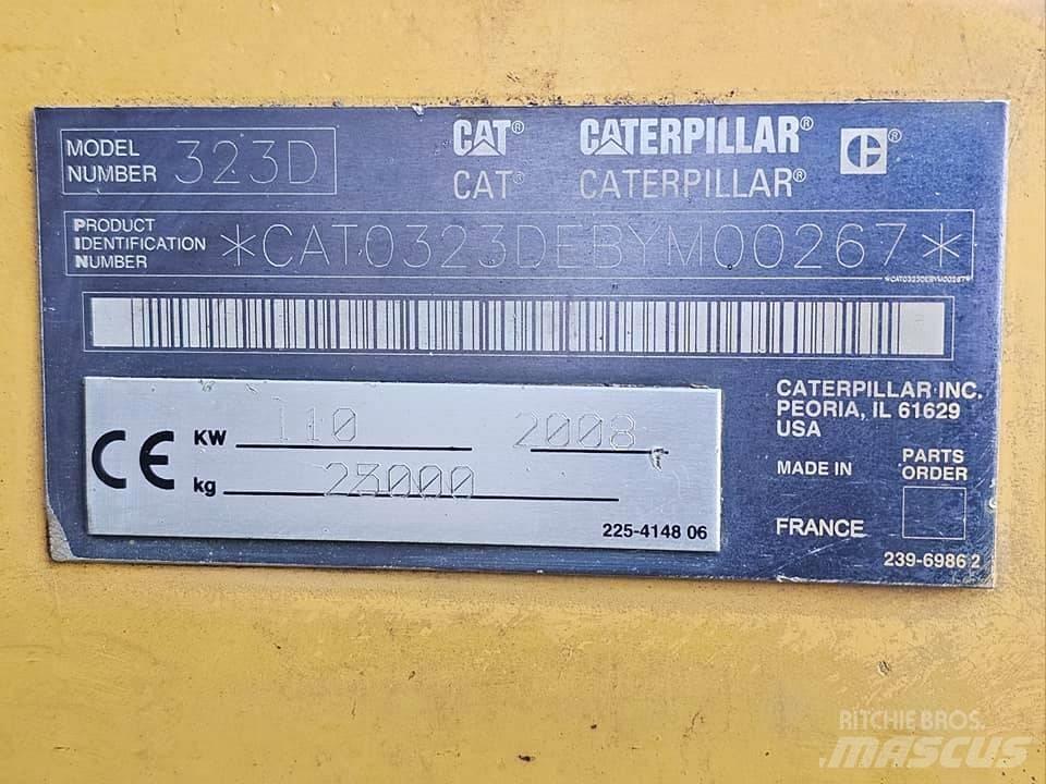 CAT 323 D L Gravemaskiner på larvebånd