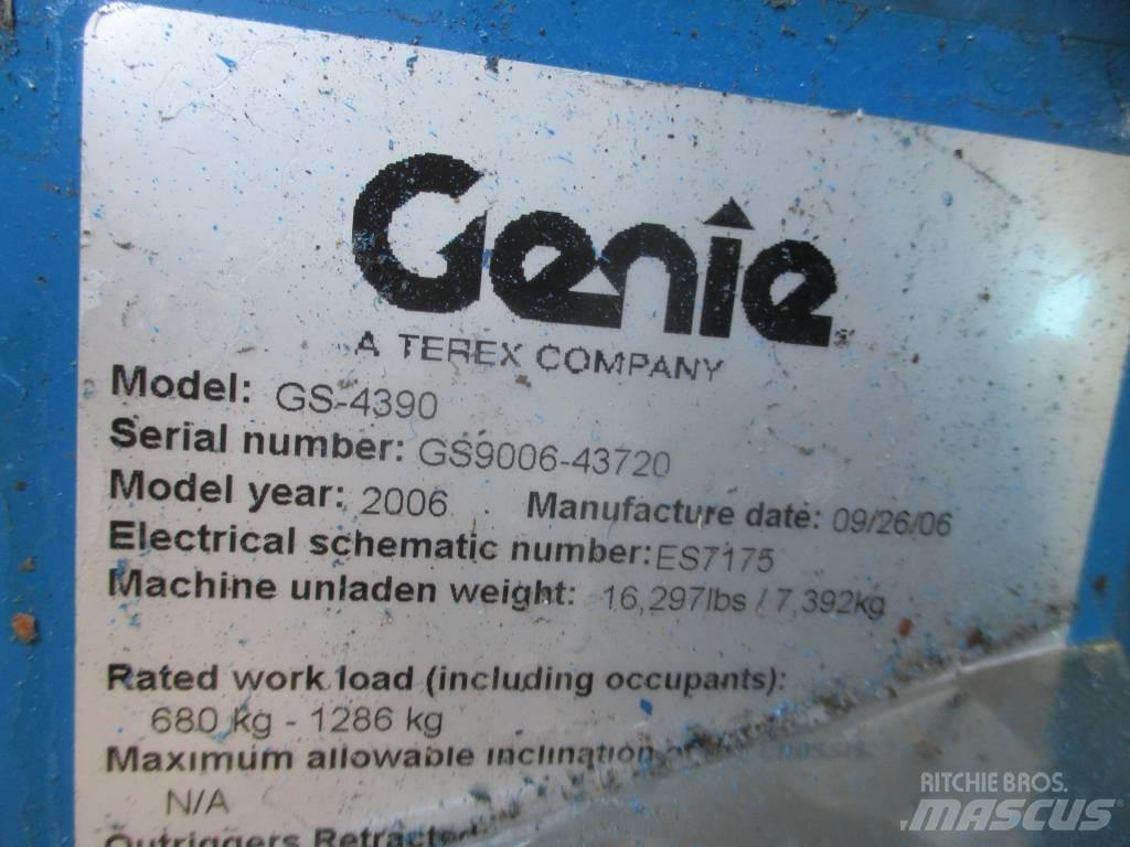 Genie GS 4390 RT Saxlifte