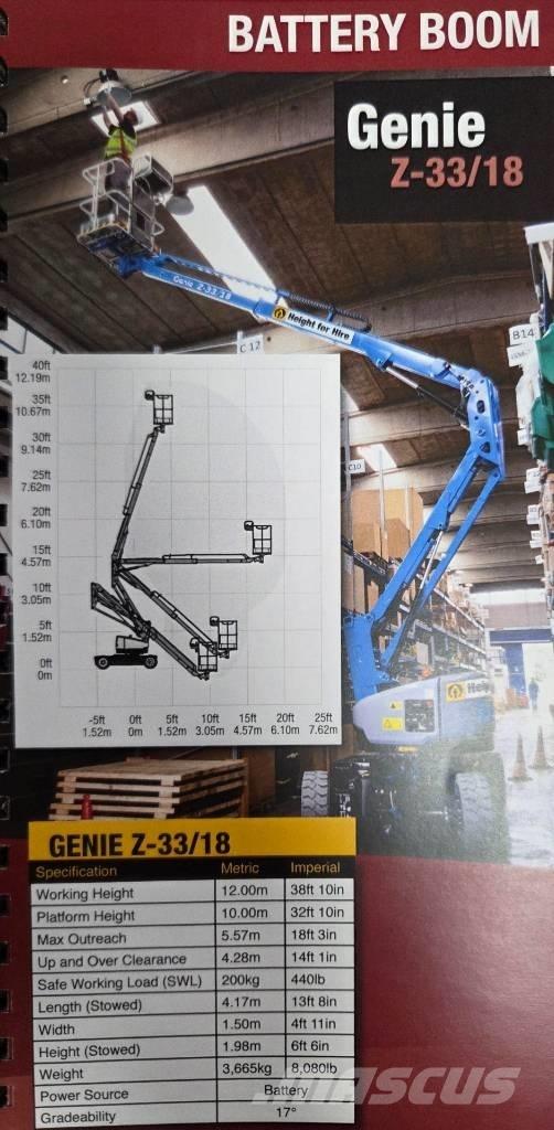 Genie Z 33/18 Bomlifte med knækarm