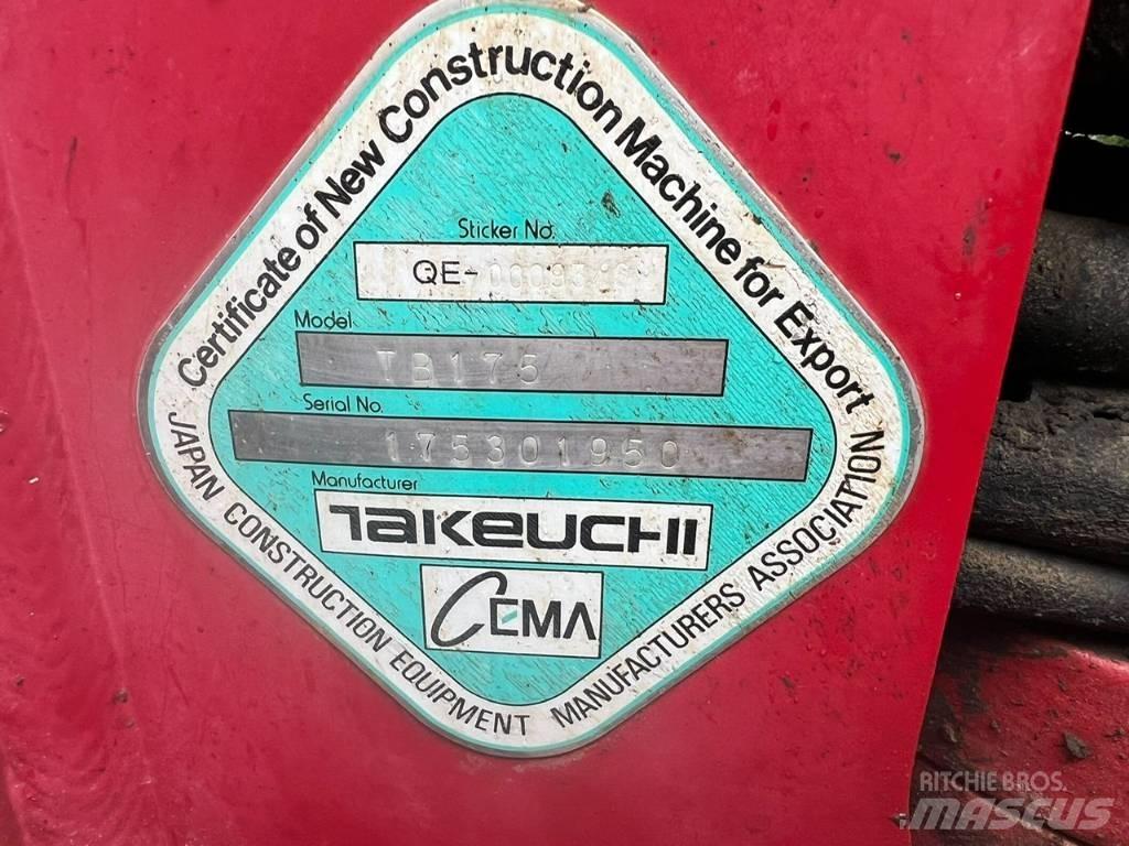 Takeuchi TB 175 Midi-gravemaskiner 7t - 12t