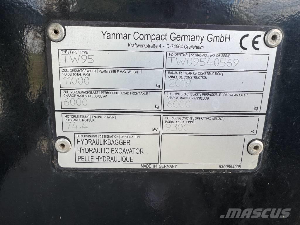 Yanmar / Schaeff TW95 Gravemaskiner på hjul