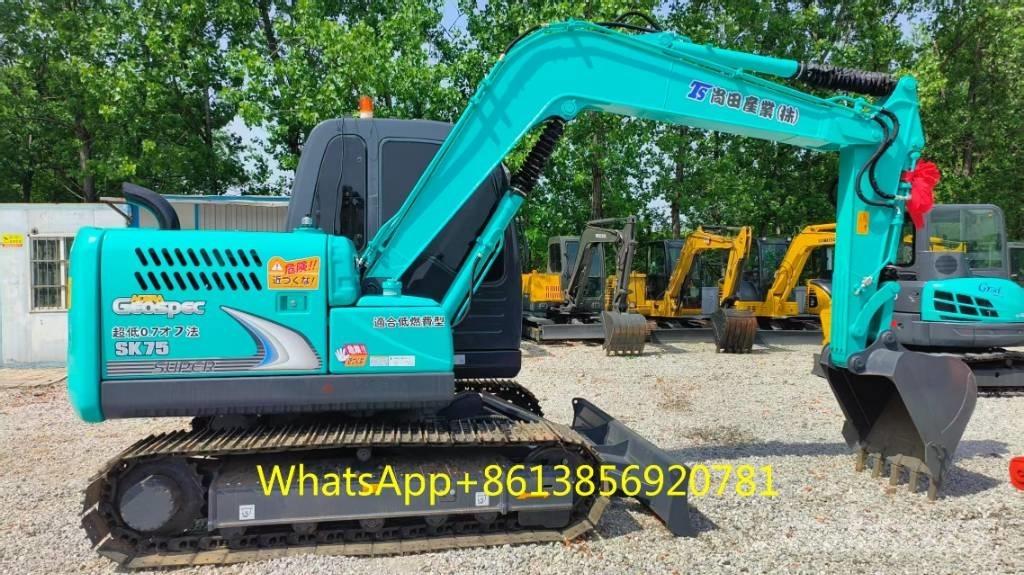 Kobelco SK 75 Gravemaskiner på larvebånd