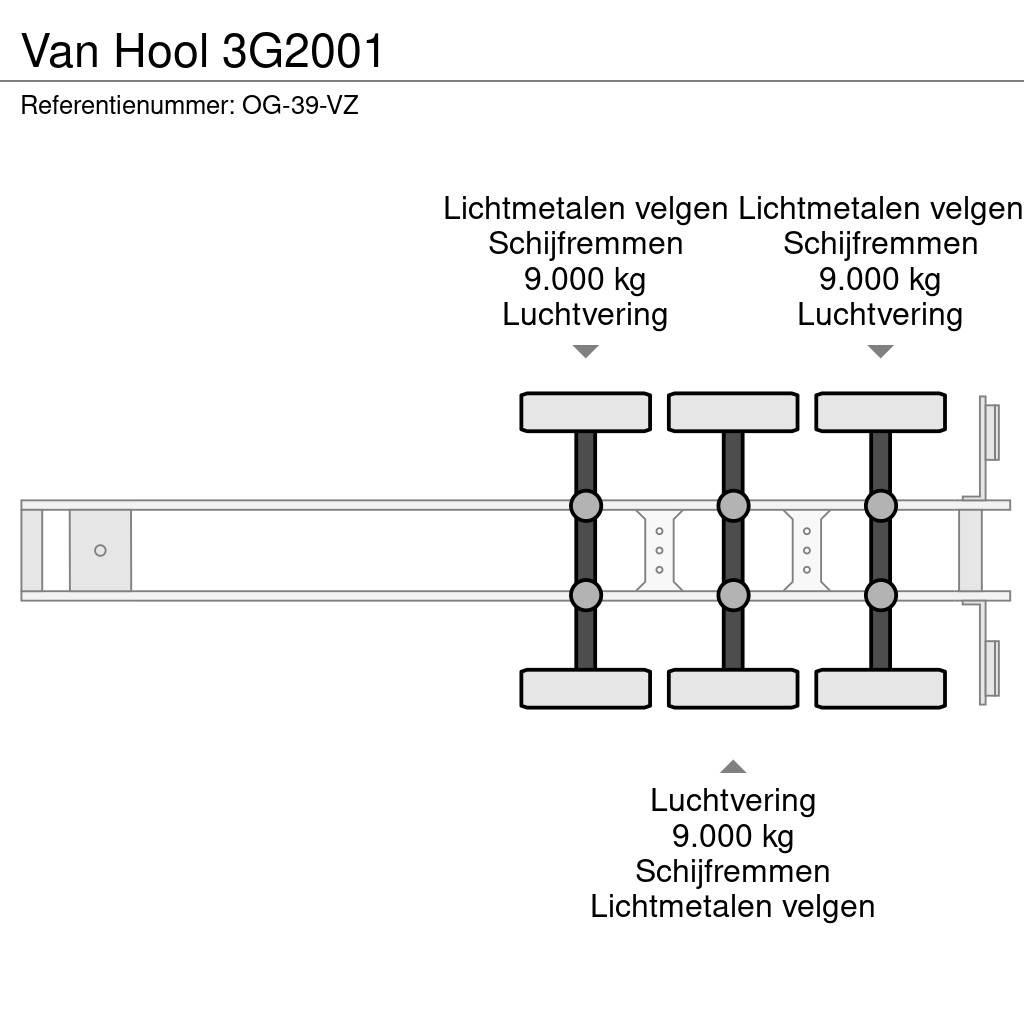 Van Hool 3G2001 Semi-trailer med Tank