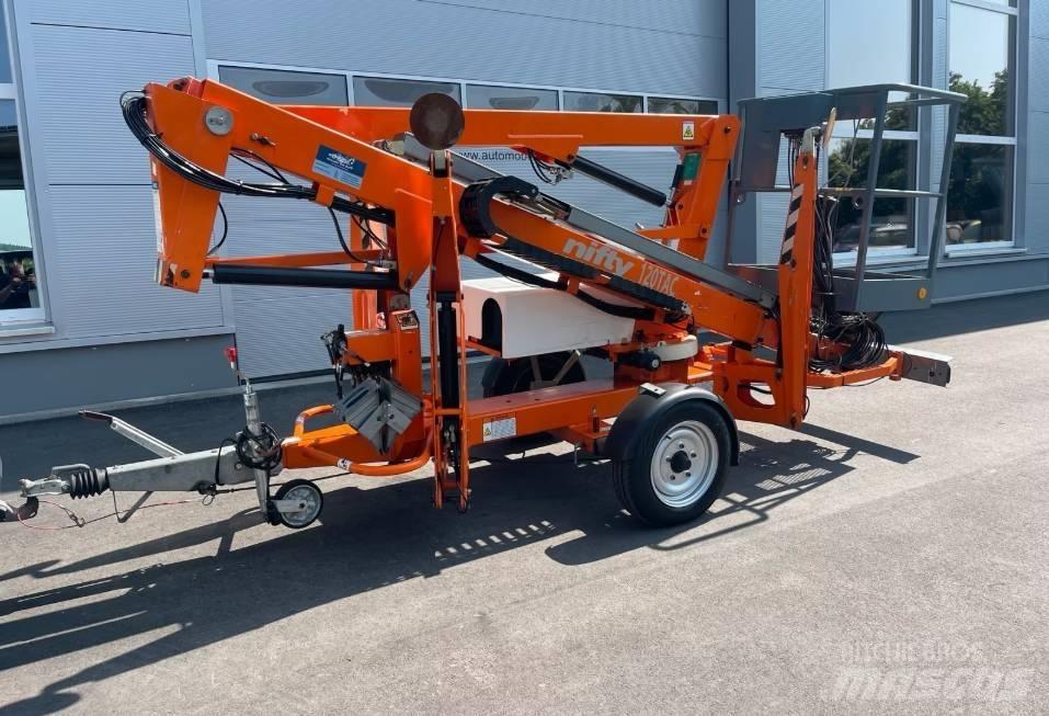 Niftylift 120 TAC Trailermonterede lifte