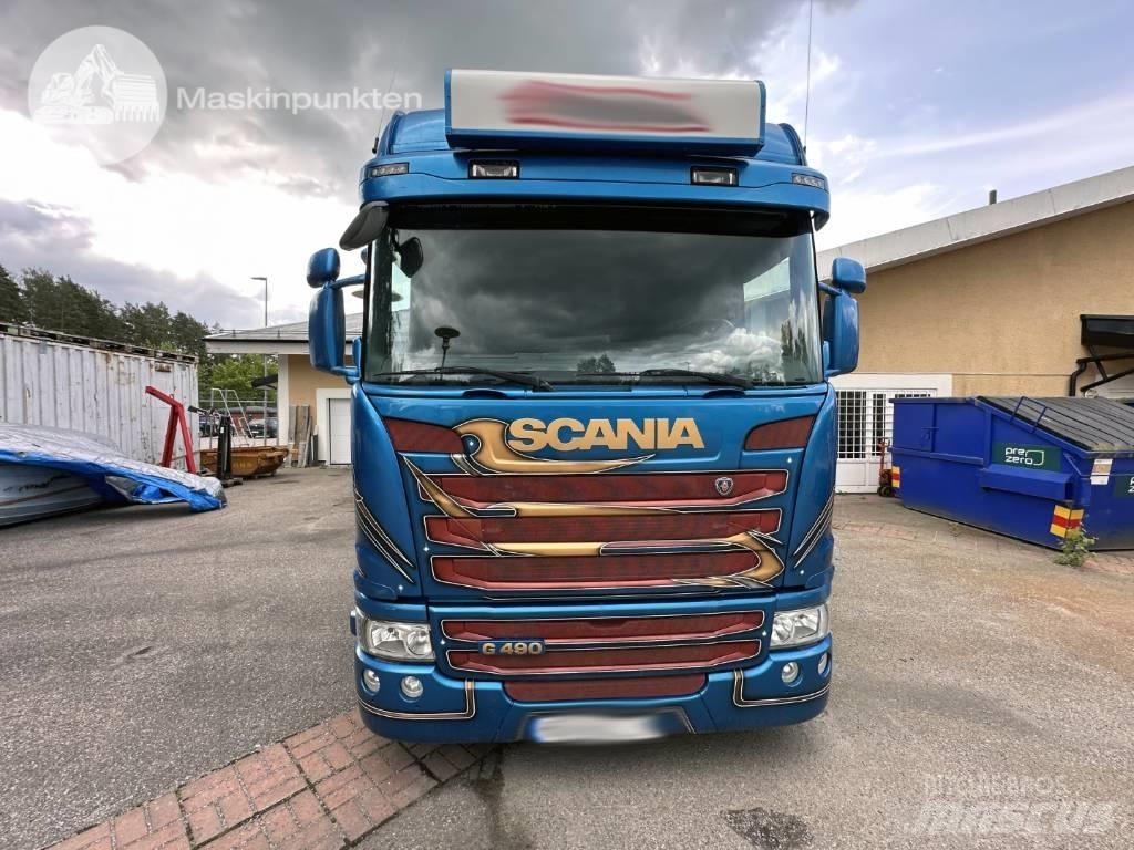 Scania G 490 Lastbil med kran