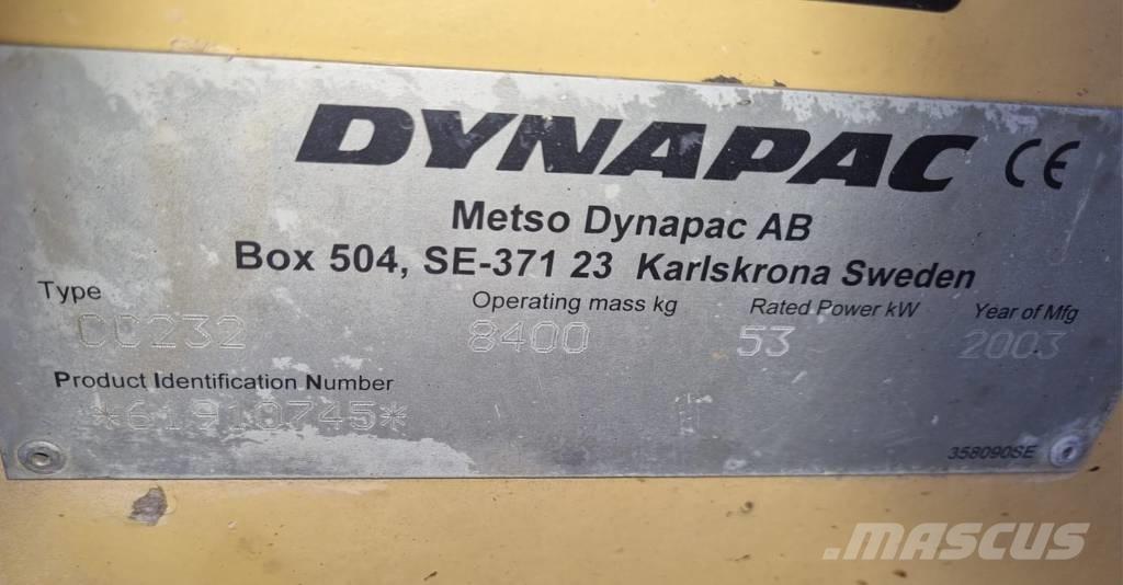 Dynapac CC 232 Tvilling tromle