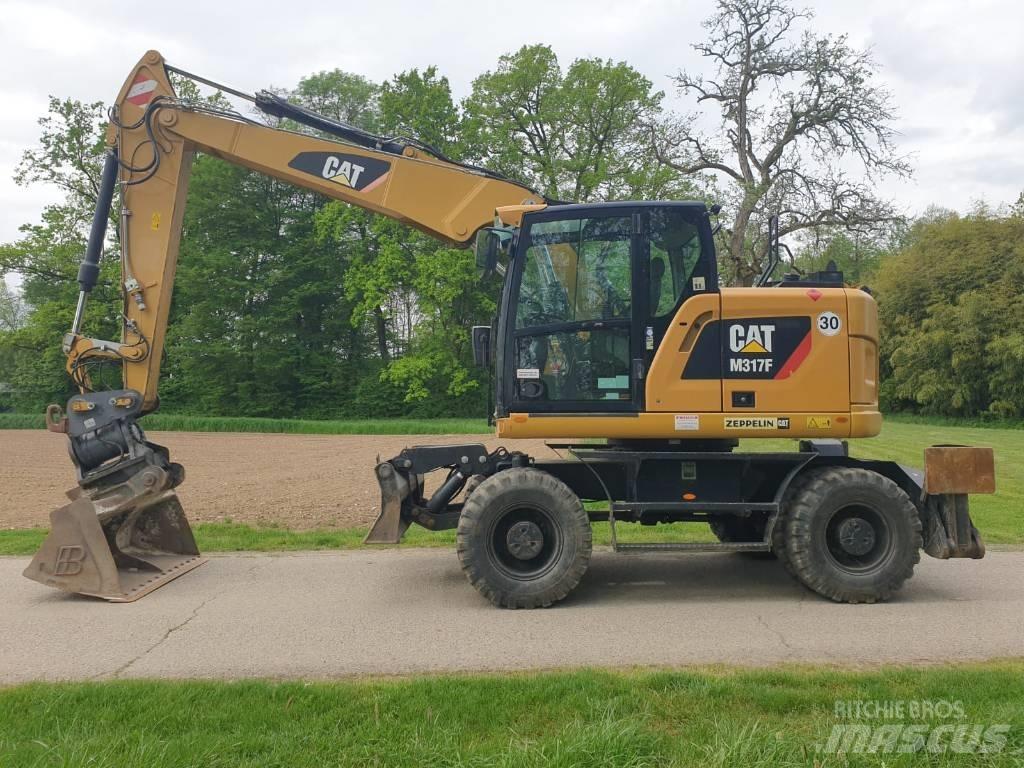 CAT M 317 F Gravemaskiner på hjul
