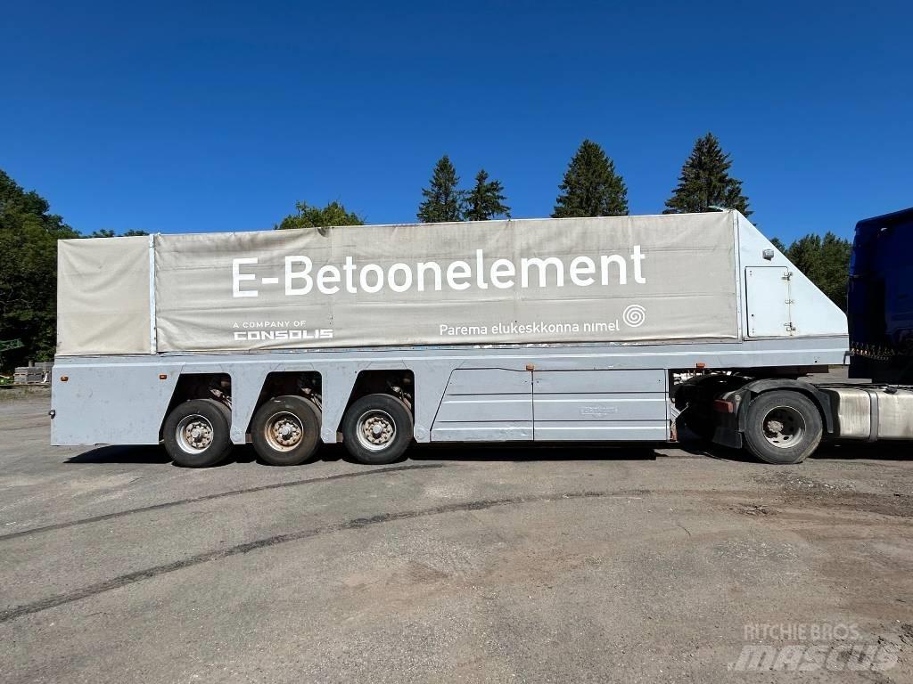 Orthaus OGT 24/B Semi-trailer med lad/flatbed