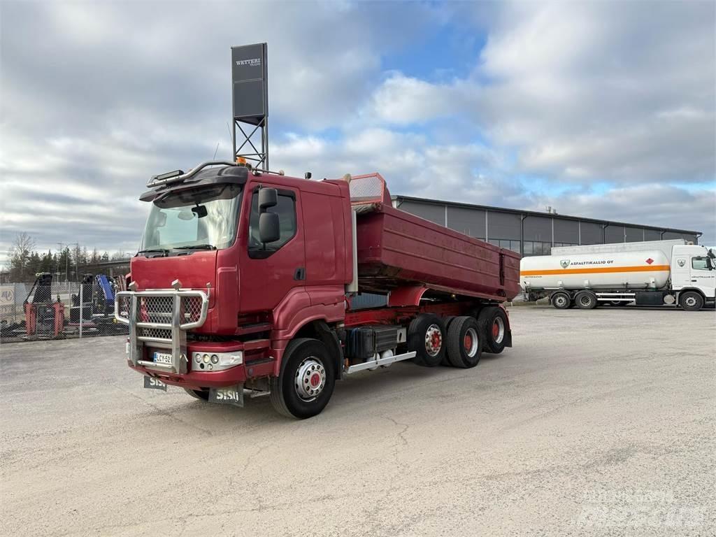 Sisu R500 E12M-8X4 Lastbiler med tip