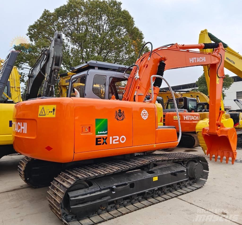 Hitachi EX 120 Gravemaskiner på larvebånd
