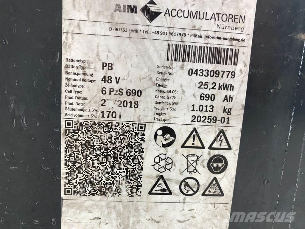 AIM 48V 690Ah Batterier