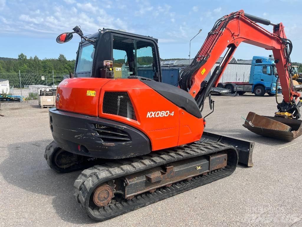Kubota KX 080-4 Midi-gravemaskiner 7t - 12t