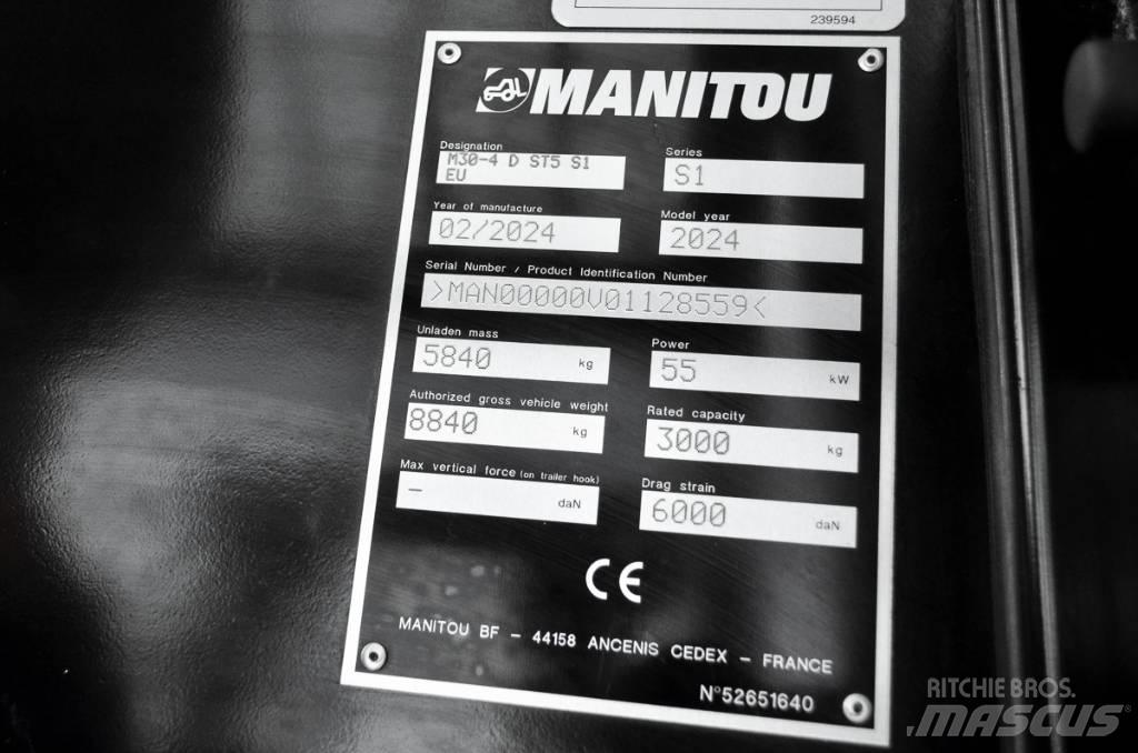 Manitou M 30-4 Diesel gaffeltrucks