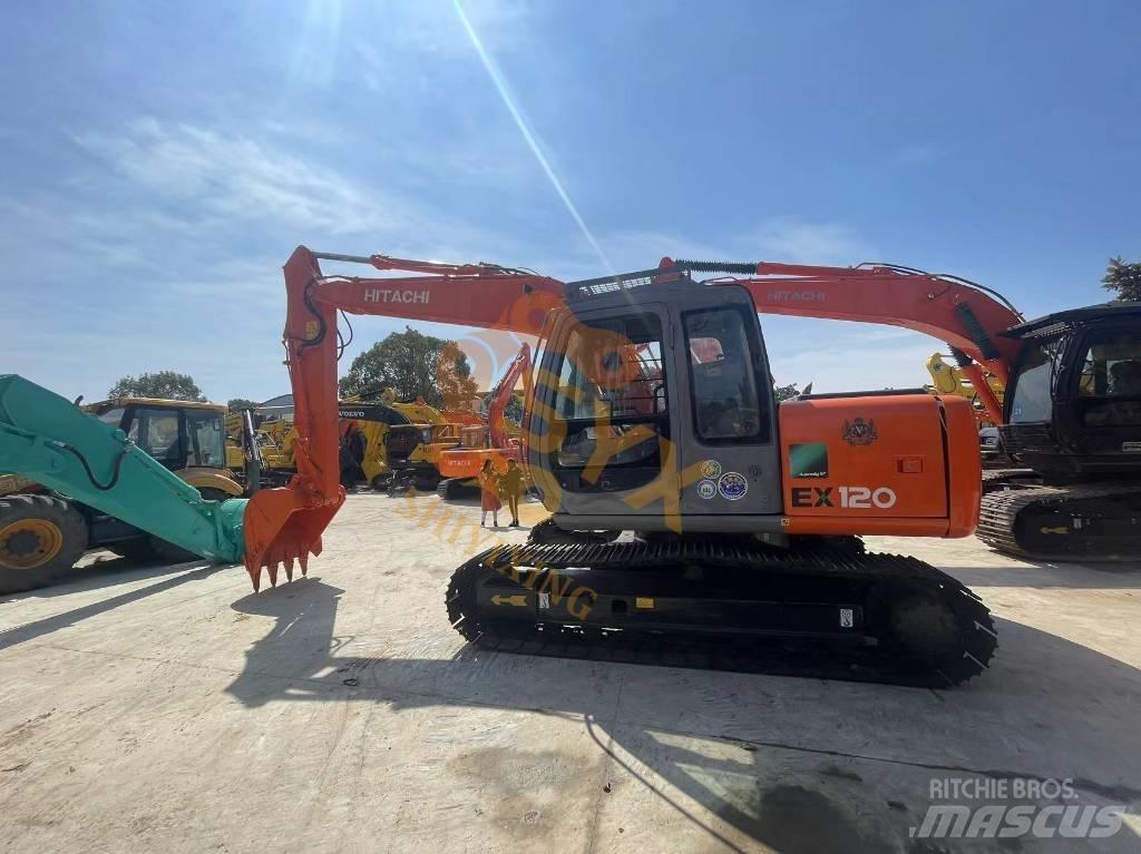 Hitachi EX 120 Gravemaskiner på larvebånd