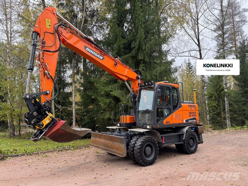 Doosan DX 170 W-5 Gravemaskiner på hjul