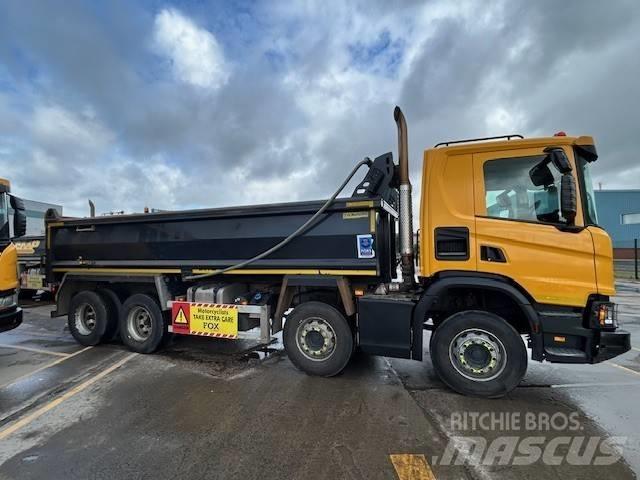 Scania P410 XT Lastbiler med tip