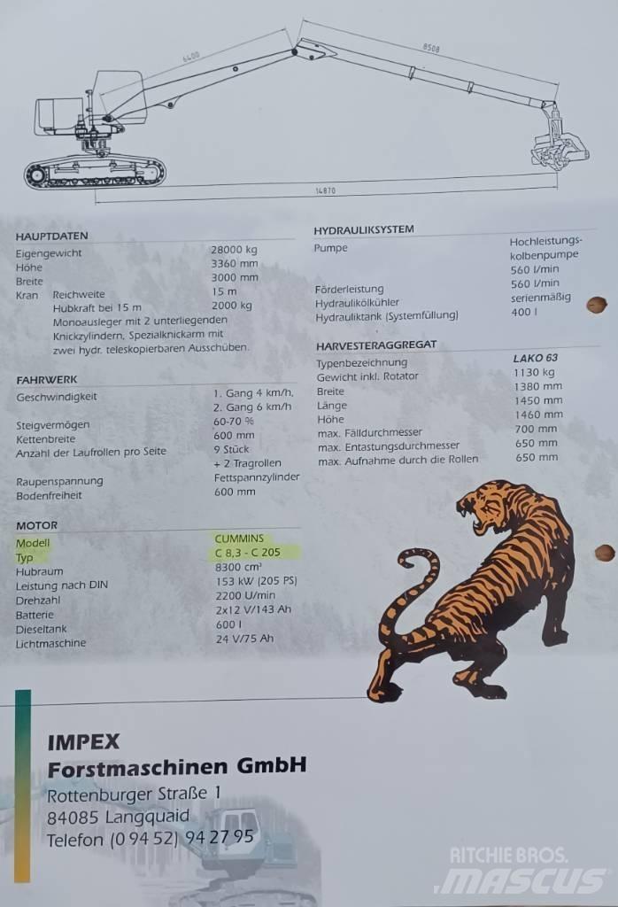 Impex Königstiger Skovningsmaskiner