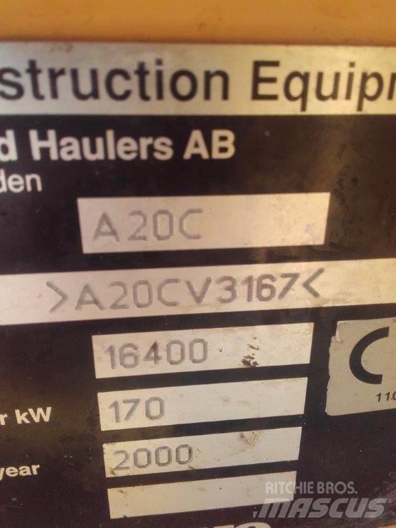 Volvo A20C Knækstyrede dumpere