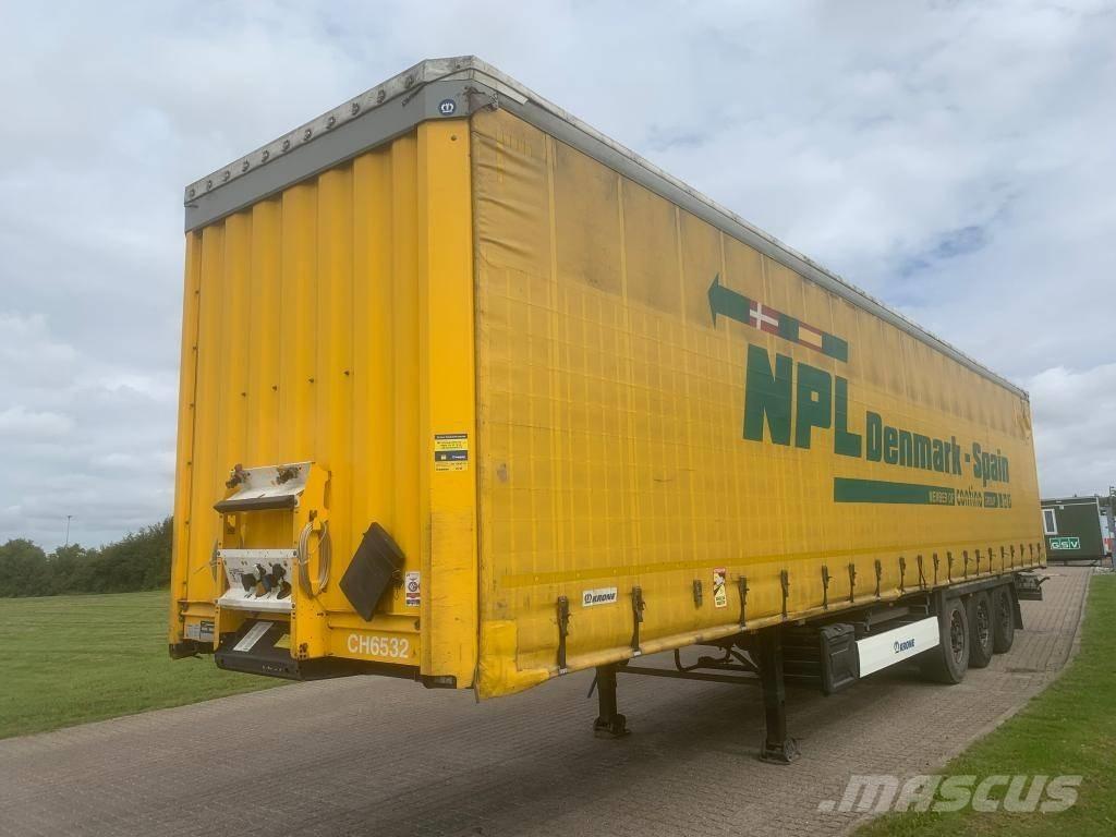 Krone SDP 27 Semi-trailer med Gardinsider