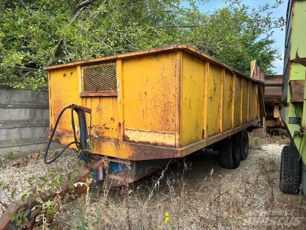  2 Axle Trailer Anhænger med tip