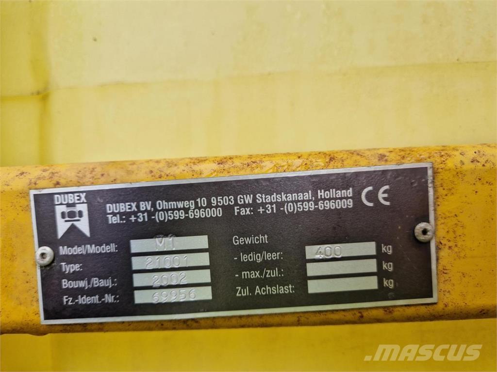 Dubex MODEL 1 Trailersprøjter