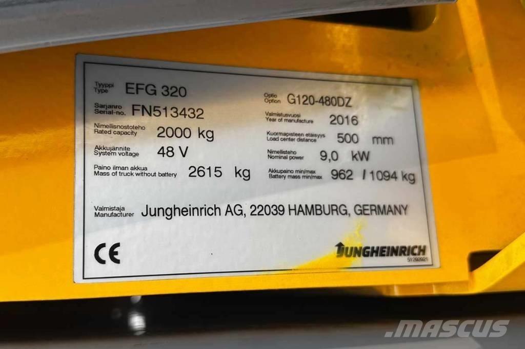Jungheinrich EFG 320 El gaffeltrucks