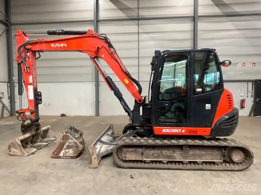 Kubota KX 080-4 Midi-gravemaskiner 7t - 12t