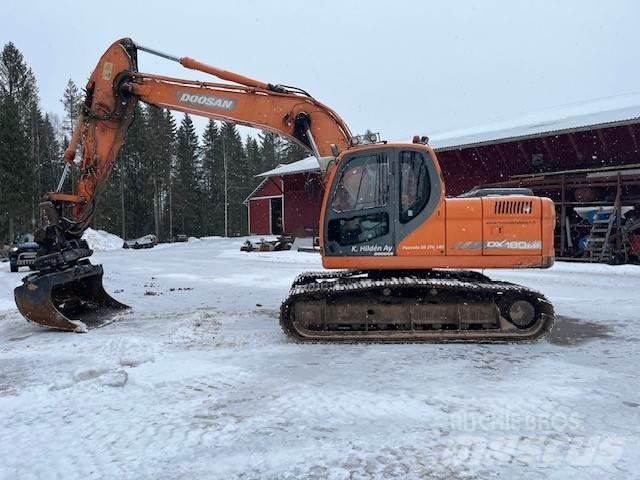 Doosan DX 180 LC Gravemaskiner på larvebånd