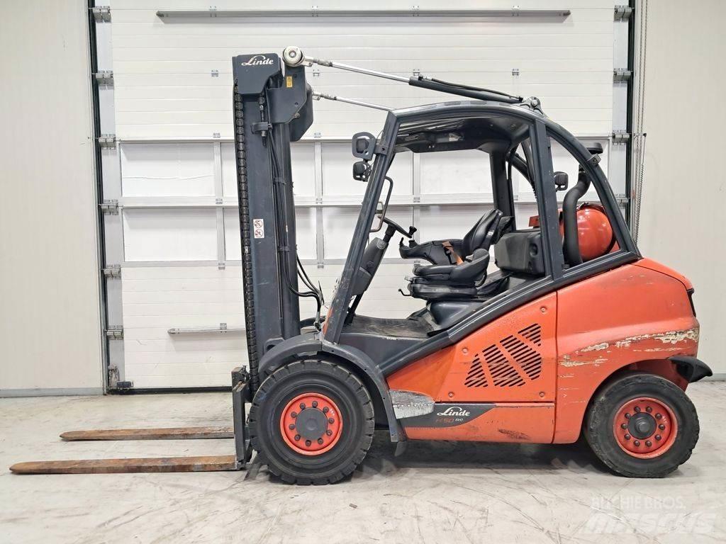 Linde H50T-02 LPG gaffeltrucks